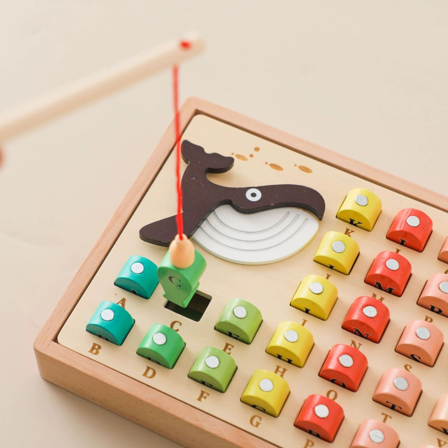 Wooden Fishing Alphabets