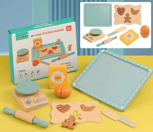 Wooden Cookie Set