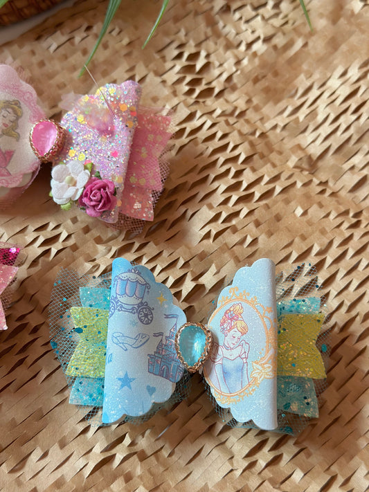 Handmade Hair Clip (Cinderella)