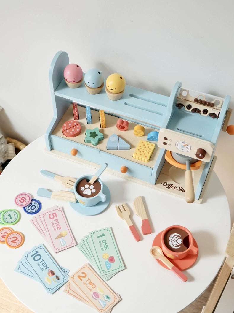 Wooden Coffee & Dessert Playset