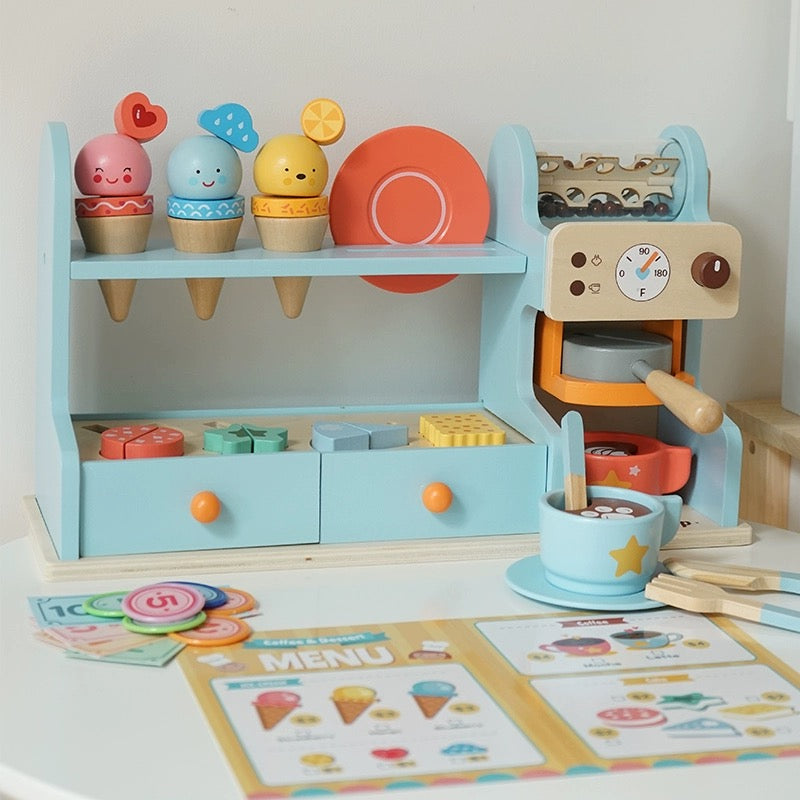 Wooden Coffee & Dessert Playset