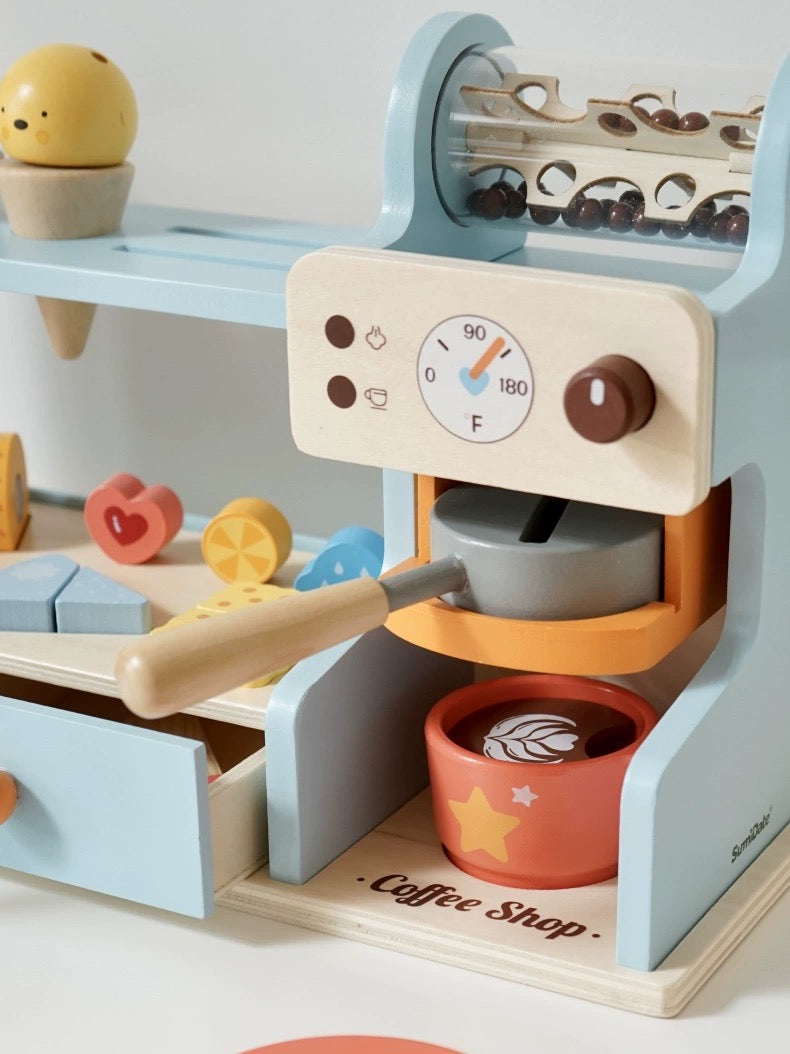 Wooden Coffee & Dessert Playset