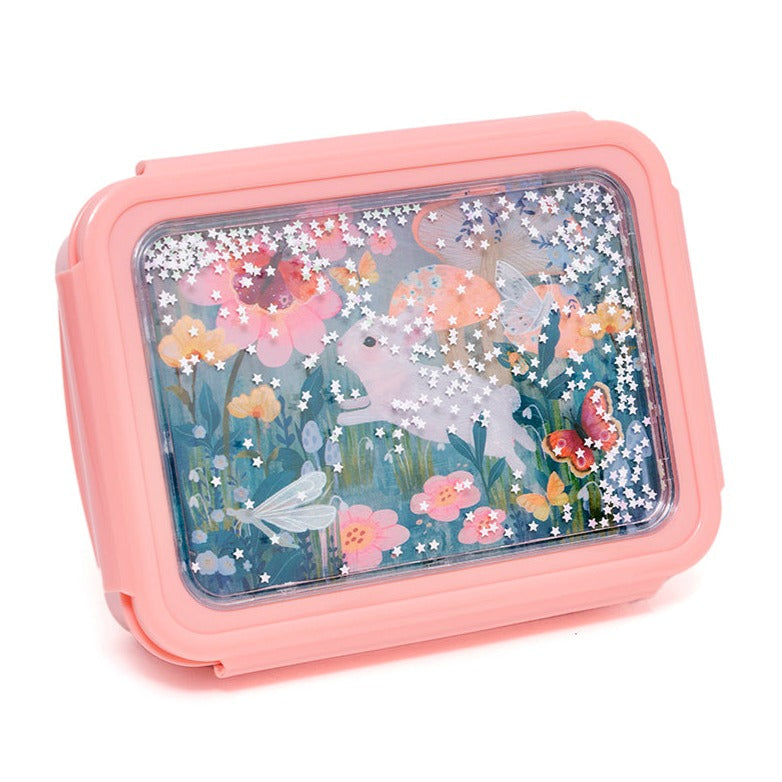 Lunch Box Bento - Bunny White Stars